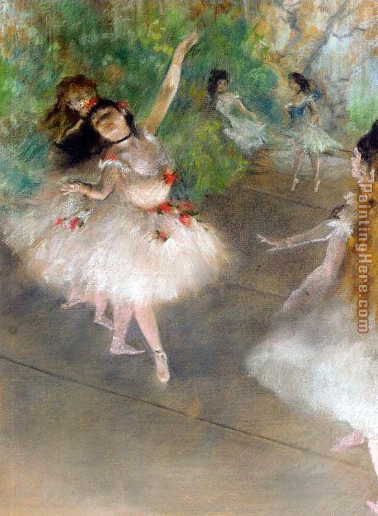 Dancers painting - Edgar Degas Dancers art painting